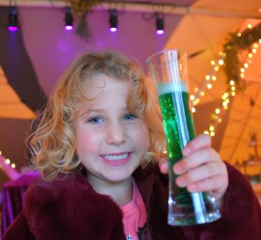 Girl with green potion